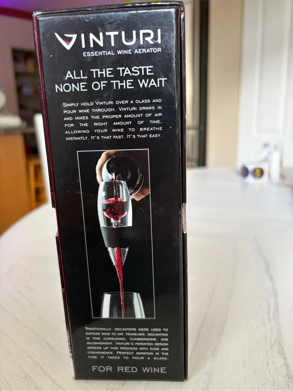 Vinturi Red Wine Aerator - Black